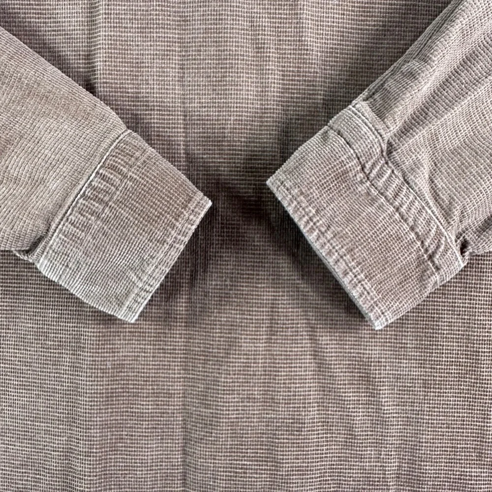 Banana Republic Button Down Shirt Mens XL Extra Large Corduroy Untucked Fit